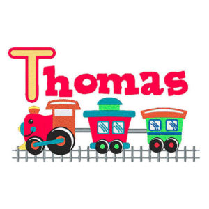 Choo Choo Train Embroidery design set