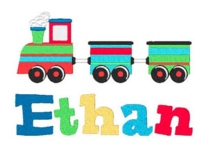 choo choo train embroidery designs