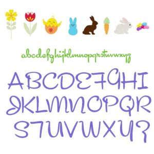 Bunny Easter Embroidery bundle