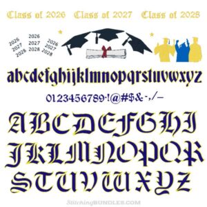 Graduation 2026 Embroidery all