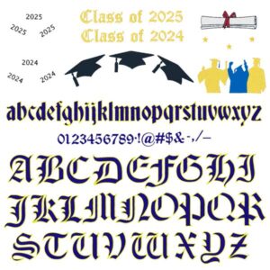 Graduation 2025 Embroidery all