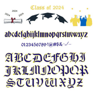 142 Graduation 2024 Embroidery all