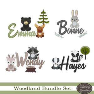 Woodland Animal Embroidery