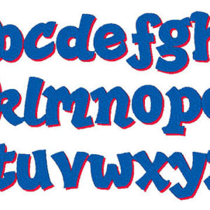 4th of July BBQ Machine Embroidery Font