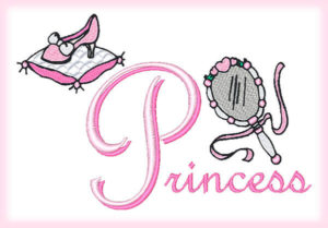 Fairy Princess Machine Embroidery