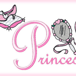 Fairy Princess Machine Embroidery