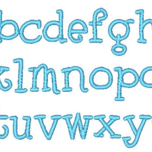 Beach BBQ Embroidery Font