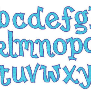 Beach Shack Embroidey Font