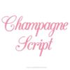 Champagne Script
