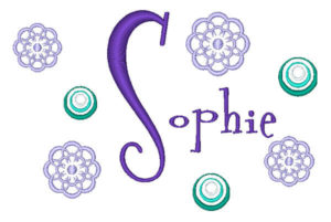 Circle & Flowers Embroidery Designs