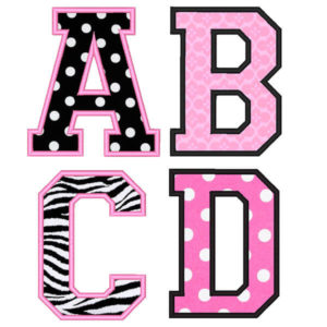 college applique monogram machine embroidery designs