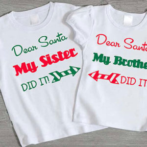 Dear Santa Embroidery sample