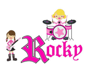 Rock Star Embroidery designs