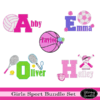 girls sport embroidery