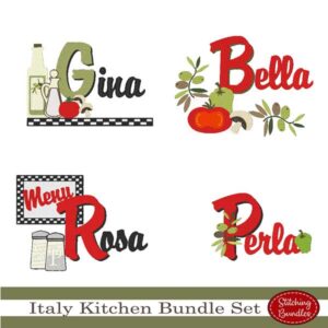 Italy Kitchen Embroidery