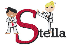 Karate Machine Embroidery Designs