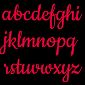 ladybug embroidery font