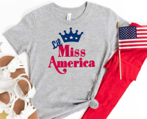 Lil Miss America Embroidery usa