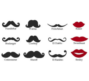 Mustache Machine Embroidery Designs