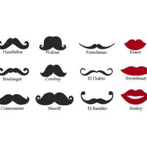 Mustache Machine Embroidery Designs