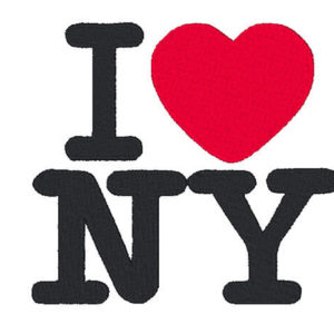 New York Embroidery I Love NY