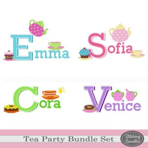 Tea Party Embroidery