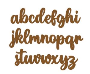 Bohemian Rainbow Embroidery Fonts