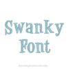 swanky font