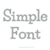 Simple Font