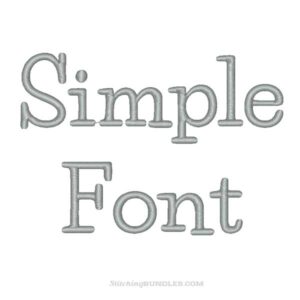 Simple Font
