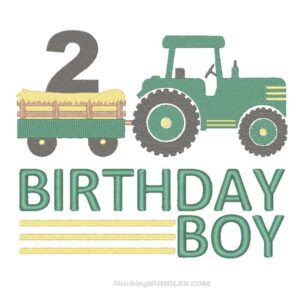 Tractor Birthday Boy