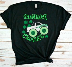 shamrock crusher truck embroidery