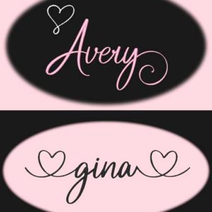 Ciao Bella Embroidery Font heart