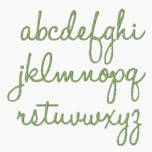 Woodland Forest Embroidery font