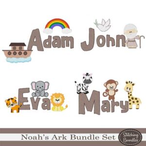 Noah's Ark Embroidery