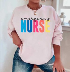 Emergency Nurse Embroidery shirt