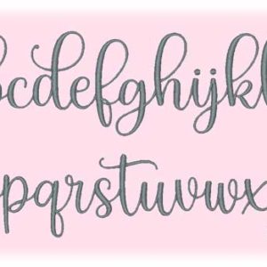 Swirly Script Embroidery font