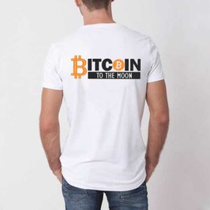 Bitcoin to the moon Embroidery men