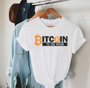 Bitcoin to the moon Embroidery women