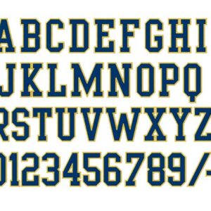 Varsity machine Embroidery Font