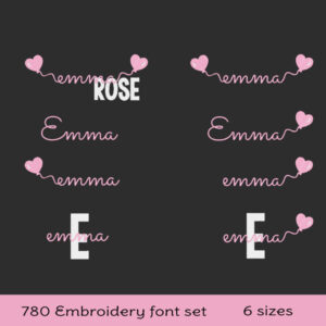 Annie Mae Embroidery Font