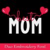 Annie Mae Embroidery Font