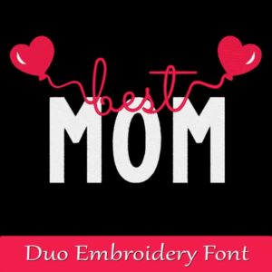 Annie Mae Embroidery Font