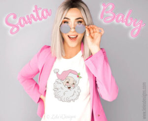 Vintage Santa Baby Embroidery