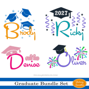 Class of 2027 embroidery set