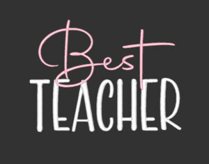 Beauty Marks Duo Embroidery Fonts best teacher