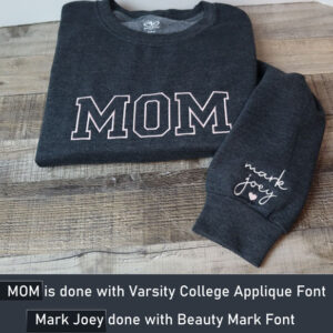 MOM PERSONALIZED SHIRT SLEEVE