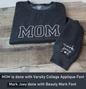 MOM PERSONALIZED SHIRT SLEEVE