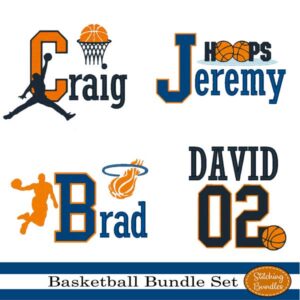 basketball embroidery