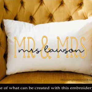 stronger embroidery font